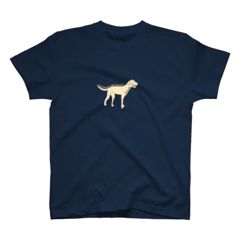 White Labrador  スタンダードTシャツ