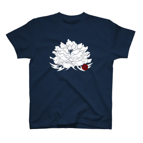 和花-白 Regular Fit T-Shirt