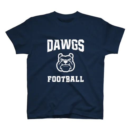 DAWGS_WHITE LOGO スタンダードTシャツ