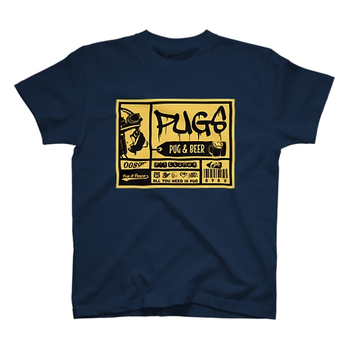 Pug & Beer Regular Fit T-Shirt