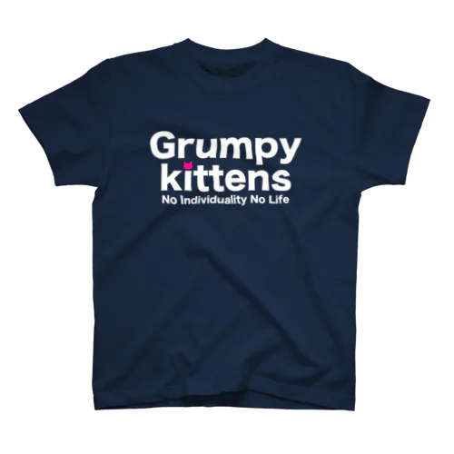 Grumpy kittens No Individuality No Life スタンダードTシャツ