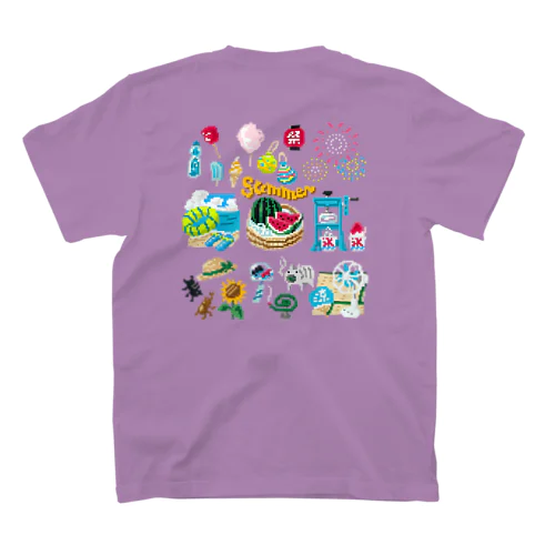 【バックプリント】 ドットSummer no.2 スタンダードTシャツ