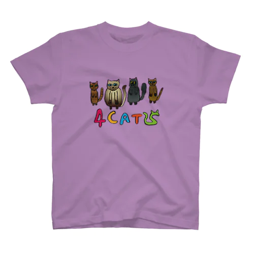 4 CATS♥ Regular Fit T-Shirt