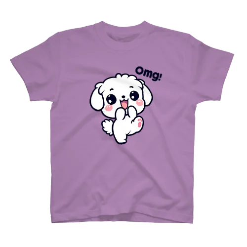 OMG-DOG マルチーズのまるる スタンダードTシャツ