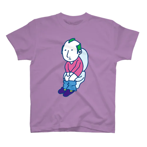 Toilet Time (Boy)／濃色Tシャツ スタンダードTシャツ