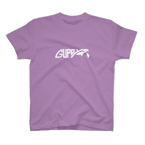 GUPPYロゴ(白) Regular Fit T-Shirt