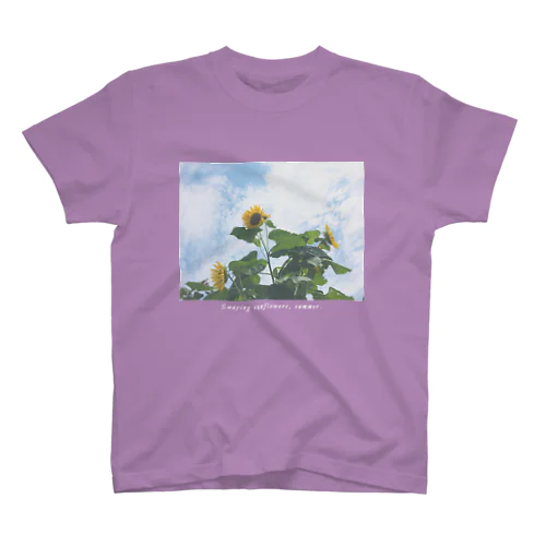 Swaying sunflowers, summer.(sentimental) Regular Fit T-Shirt