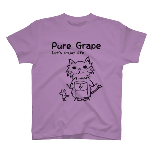 Pure Grape 【Cat T】 Regular Fit T-Shirt