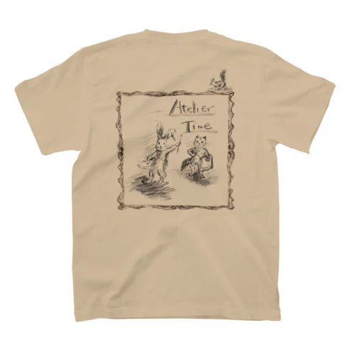 アトリエタイム　リス1匹 Regular Fit T-Shirt