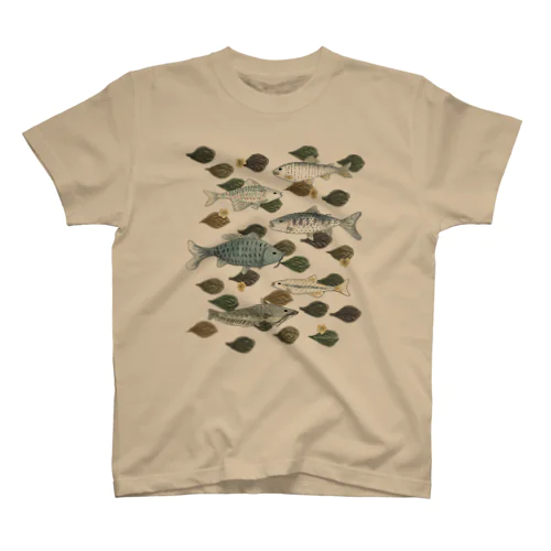 川魚のカモフラ風 スタンダードTシャツ