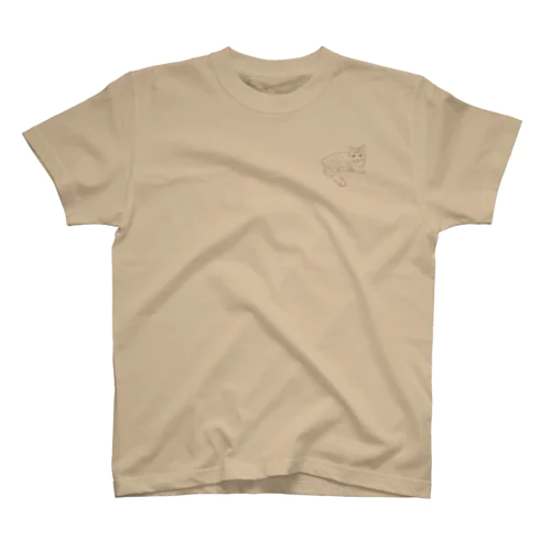 困り茶とらくん Regular Fit T-Shirt