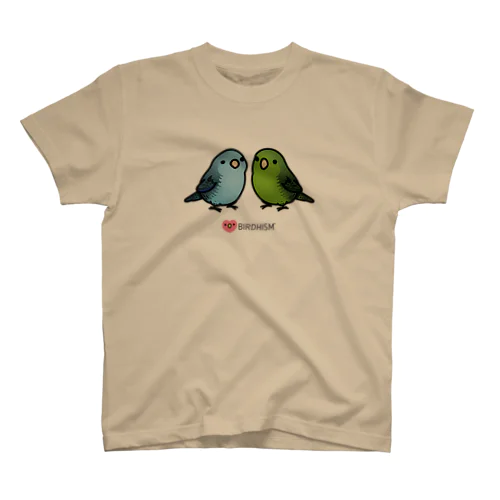 Chubby Bird 仲良しサザナミインコ スタンダードTシャツ