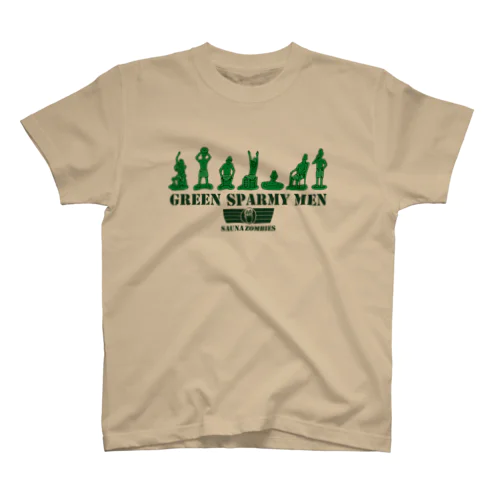 SAUNA ZOMBIES - GREEN SPARMY MEN - Regular Fit T-Shirt