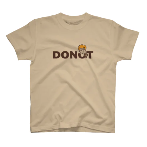 『DONOT☞DONUT』白・その他　マッシュな男の子の日常 Regular Fit T-Shirt