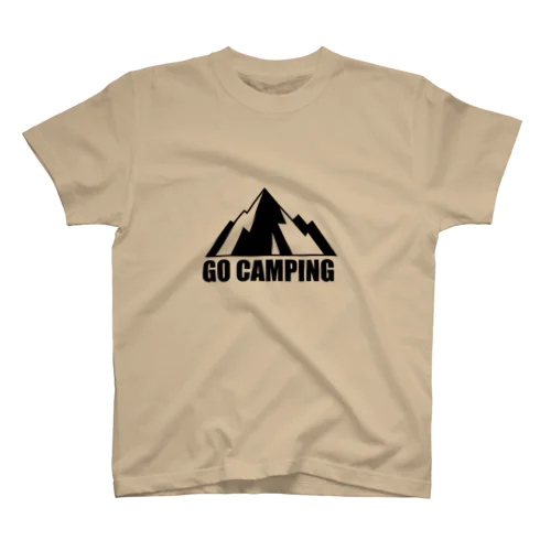 アウトドア、登りたくなる山 スタンダードTシャツ