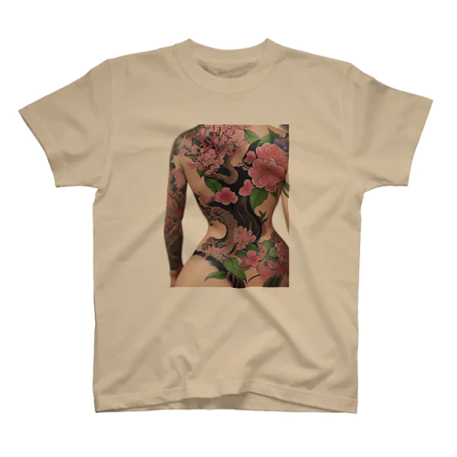桜のタトュー Regular Fit T-Shirt