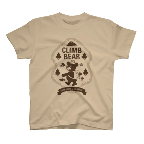 CLIMB BEAR（フロントプリント） スタンダードTシャツ