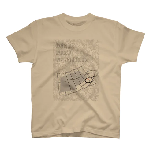 地図とコンパス Regular Fit T-Shirt