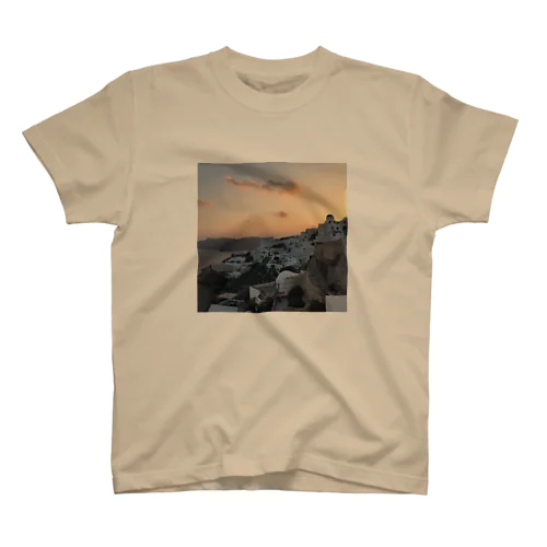 ギリシャの島の夕焼け Regular Fit T-Shirt