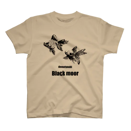 黒出目金-Black moor- Regular Fit T-Shirt