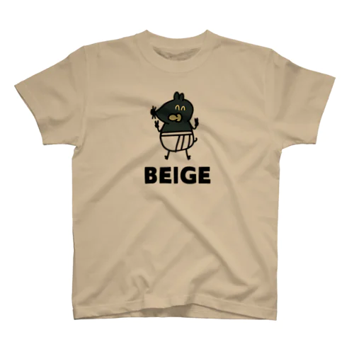 ね子とま太新シリーズ放送記念の（12）BEIGE Regular Fit T-Shirt