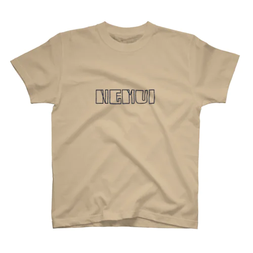 手レタリング NEMUI スタンダードTシャツ