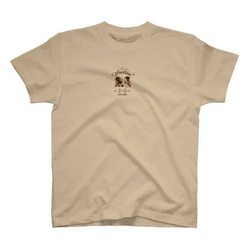 ひょっこりSheltie Regular Fit T-Shirt