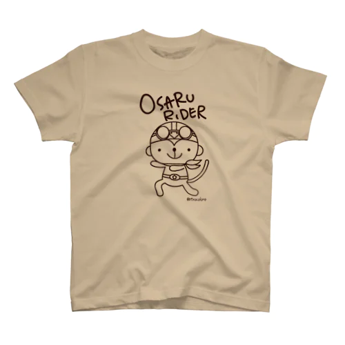 おサルライダー(濃い色対応) Regular Fit T-Shirt