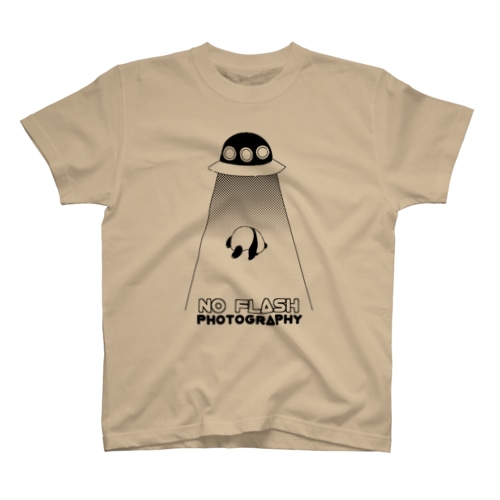 パンダ熟睡中(UFO) Regular Fit T-Shirt
