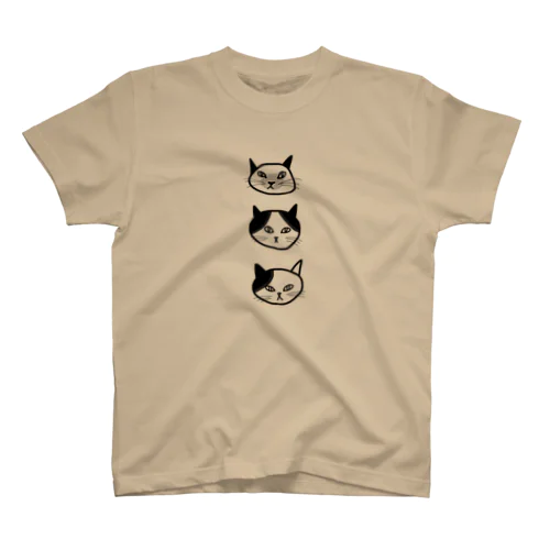 猫3 スタンダードTシャツ