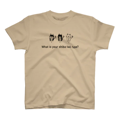 柴犬のしっぽ Regular Fit T-Shirt