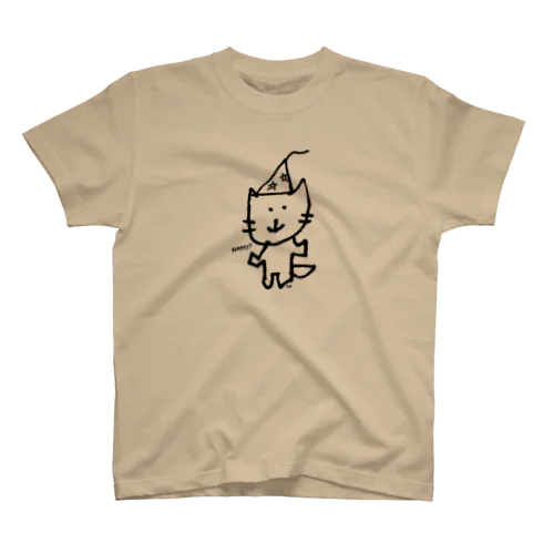 三角帽子のねこちゃん スタンダードTシャツ