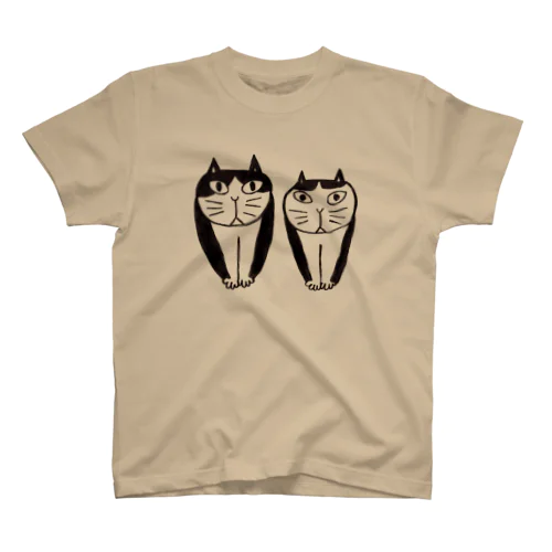猫の夫婦 スタンダードTシャツ