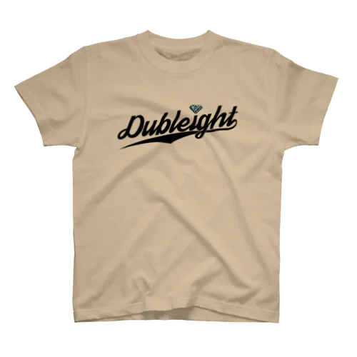 " Baseball Logo "Blackロゴ Regular Fit T-Shirt