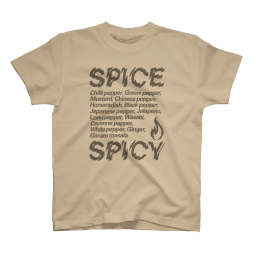 SPICE SPICY（Diagonal） Regular Fit T-Shirt