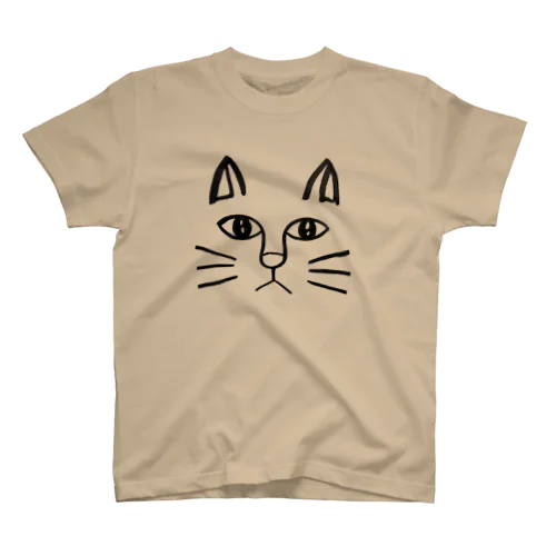 猫の顔 スタンダードTシャツ