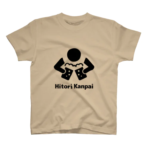 1人乾杯ピクト Regular Fit T-Shirt