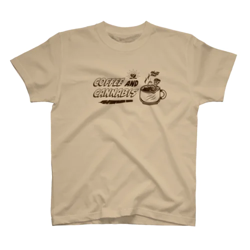 Coffee＆Cannabis（コーヒーと大麻）　#2 Regular Fit T-Shirt