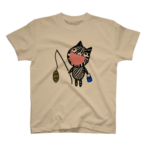 猫に小判 スタンダードTシャツ