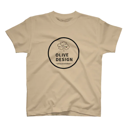 OLIVE DESIGNロゴ Regular Fit T-Shirt