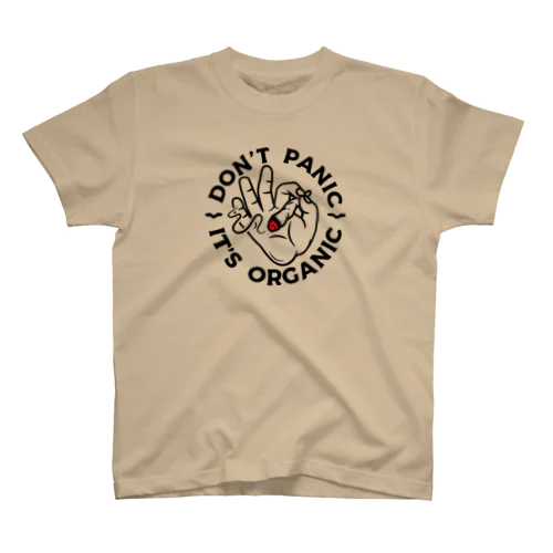 Don't panic it's organic（パニくるな！）大麻　ジョイント　スモーク　マリファナ　カンナビス スタンダードTシャツ