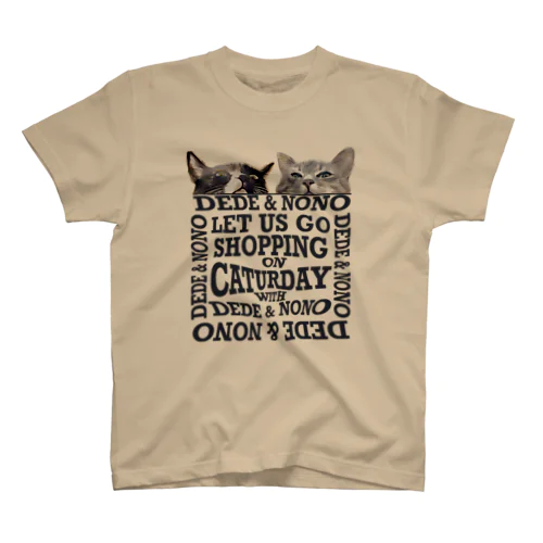 ねこがみてるよ。 スタンダードTシャツ