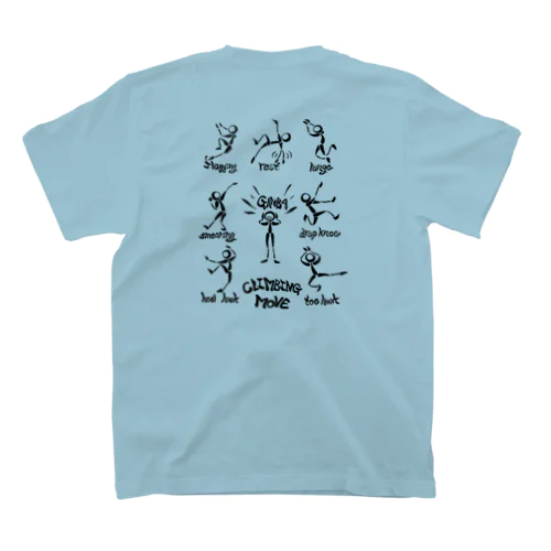 クライミングムーブいろいろ Regular Fit T-Shirt