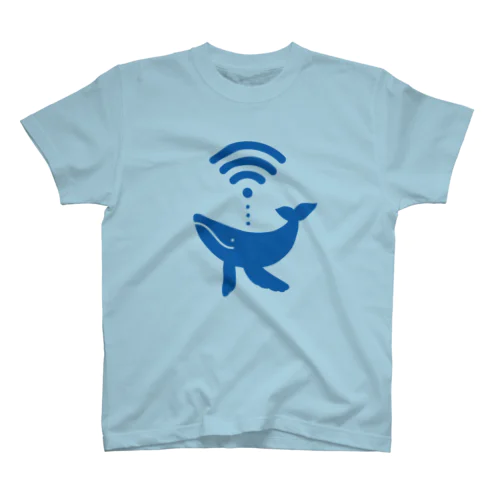 Whale wi-fi Regular Fit T-Shirt