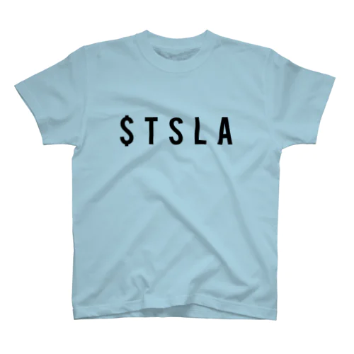 $TSLAティッカーロゴTシャツandトレーナー Regular Fit T-Shirt