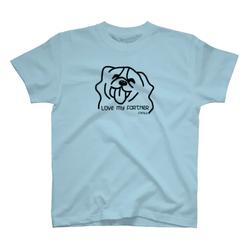 キャバリア Family＊cavalier_T (papalove_bk) 티셔츠