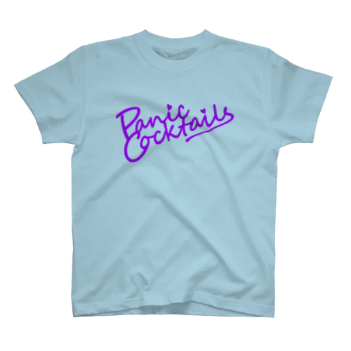 Panic Cocktails ScriptLogo Magenta Regular Fit T-Shirt