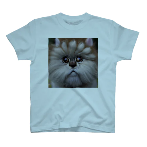 AI デカ目のネコ Regular Fit T-Shirt