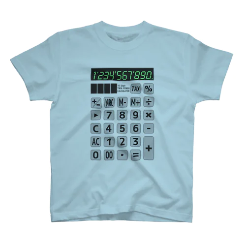 電卓 Calculator スタンダードTシャツ