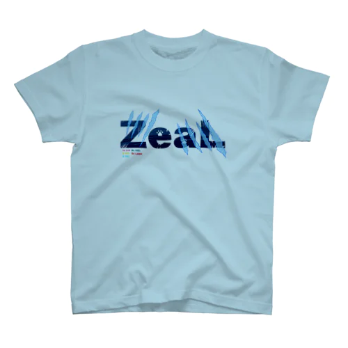 ZeaLライブツアーTシャツ　青系 Regular Fit T-Shirt